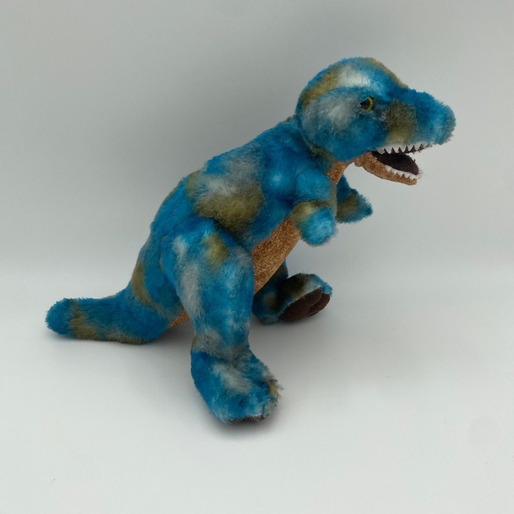 Aurora World Blue T-Rex Dinosaur Plush Stuffed Animal 10 inch Jan 2018 93X9674